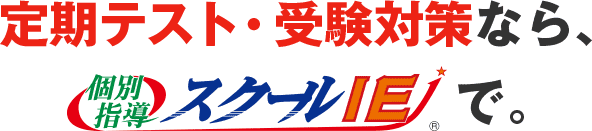 成果を出すなら、個別指導スクールIEで。